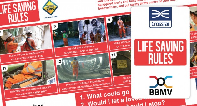 Crossrail Life Saving Rules News