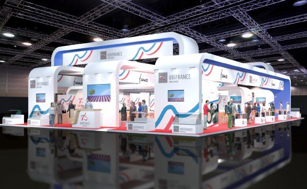 UbiFrance Ireland Exhibition Display Stand 2014