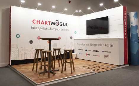 SaaStock 2016 Chartmogul Booth